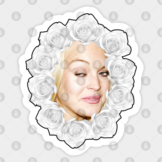 Lohan Floral Sticker by hunnydoll